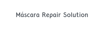 Máscara Repair Solution